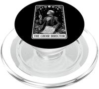 The Choir Director Carte de Tarot Squelette Chorister Lune sorcière PopSockets PopGrip pour MagSafe