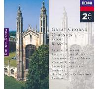 Grandes oeuvres chorales du Choeur "King's college"