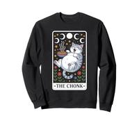 The Chonk Tarot Card Fat Cat Ramen Nouilles Sweatshirt