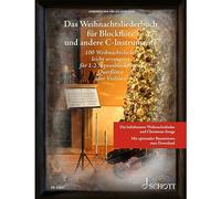 The Christmas song book for soprano recorder and other C instruments: The 100 best-loved Christmas songs, arranged for soprano recorder, flute or violin. 1-2 soprano recorders. Recueil de chansons.