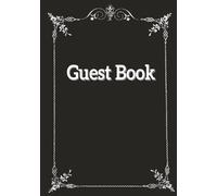 The Circulating Guest Book for Wedding Receptions (black cover): A Quirky Interactive Wedding Reception Activity Disguised as a Guest Book.