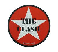 The Clash Logo Militaire Unisexe Patch rouge/noir/blanc 100% Polyester