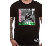 The Clash London Calling Joe Strummer Rock T-Shirt Officiel Hommes