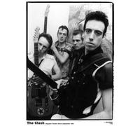 The Clash Mogador Théâtre Paris France Septembre 1981 Punk Rock Musique Papier poster Dimensions 83,8 x 61 cm (84 x 60 cm) environ