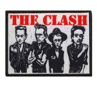 The Clash - Patchs thermoadhésifs Design Personnages (Taille unique) (Noir, Rouge, Blanc)