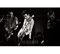 The Clash Photographie 28 x 43 cm - Magnifique portrait de concert en direct de 1980 - Photo rare - Affiche d'art