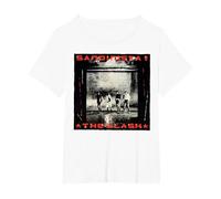 The Clash - Sandinista T-Shirt, Femme Grandes Tailles, Blanc, 3X