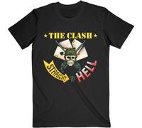 The Clash - "Straight To Hell" T-shirt pour homme/femme unie RO1967 (S) (Noir)