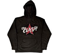 The Clash Sweat-Shirt À Capuche Star Band Logo Nouveau Officiel Unisex Noir Size L