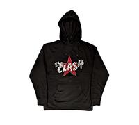 The Clash Sweat-Shirt À Capuche Star Band Logo Nouveau Officiel Unisex Noir Size L