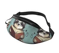The Clear Blue Ocean Sac mains libres Sky Fanny Pack Moon Sac à bandoulière Street Performers 14 x 35 cm, A21, Taille unique