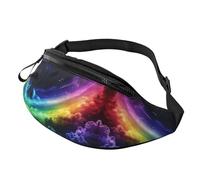 The Clear Blue Ocean Sac mains libres Sky Fanny Pack Moon Sac à bandoulière Street Performers 14 x 35 cm, A5, Taille unique