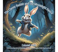 The Clever Rabbit and the Moonlight Dance: Kids coloring book with a story