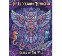 The Clockwork Menagerie: Gears of the Wild: An Intricate Steampunk Animal Coloring Book for Adults for Stress Relief and Relaxation