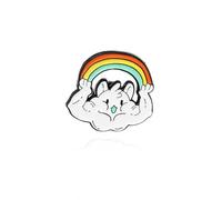 The Clouds Thundered, It Rained, The Rain Passed, The Sky Was Clear The Rainbow Was Leved, And The Broche Was Drunk, Métal Zinc Acrylique