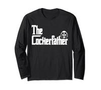 The CockerFather Cocker Spaniel Dog Dad Shirt Homme Cadeaux Manche Longue