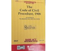 The Code Of Civil Procedure CPC Bare Act 2025 EDITION Universal