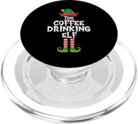 The Coffee Drinking Elf - Groupe Familial Assorti à Noël PopSockets PopGrip pour MagSafe