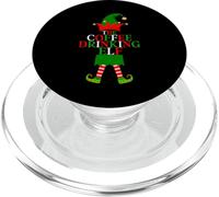 The Coffee Drinking Elf - Groupe Familial Assorti à Noël PopSockets PopGrip pour MagSafe