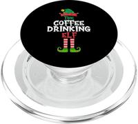 The Coffee Drinking Elf - Groupe Familial Assorti à Noël PopSockets PopGrip pour MagSafe