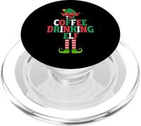 The Coffee Drinking Elf - Groupe Familial Assorti à Noël PopSockets PopGrip pour MagSafe