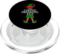 The Coffee Drinking Elf - Groupe Familial Assorti à Noël PopSockets PopGrip pour MagSafe