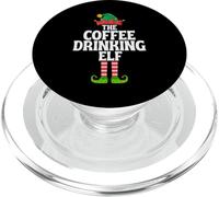 The Coffee Drinking Elf - Groupe Familial Assorti à Noël PopSockets PopGrip pour MagSafe