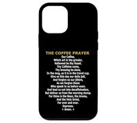 The Coffee Prayer - Parodie drôle de caféine et Barista Coque pour iPhone 12 Mini