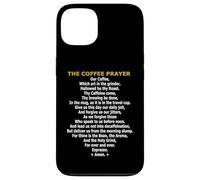 The Coffee Prayer - Parodie drôle de caféine et Barista Coque pour iPhone 13
