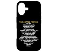 The Coffee Prayer - Parodie drôle de caféine et Barista Coque pour iPhone 17