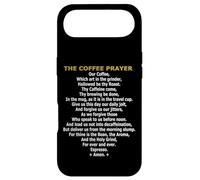 The Coffee Prayer - Parodie drôle de caféine et Barista Coque pour iPhone Air