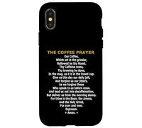 The Coffee Prayer - Parodie drôle de caféine et Barista Coque pour iPhone X/XS