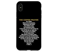 The Coffee Prayer - Parodie drôle de caféine et Barista Coque pour iPhone XS Max