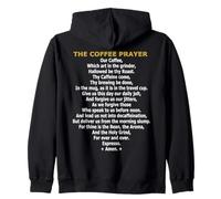 The Coffee Prayer - Parodie drôle de caféine et Barista Sweat à Capuche