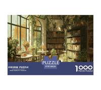 The Coffee Shop on The Street Corner Puzzle 1000 Pièces Cadeau Unique Jeu Éducatif Challenge Toy À De Qualité Supérieure Peinture Art pour Adultes Et Enfants À Partir De 14 Ans 38x26cm/1000pcs