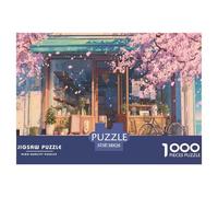 The Coffee Shop on The Street Corner Puzzle 1000 Pièces Educa Jouet en Bois Divertissement Créatif De l'art De La Décoration Jeu Éducatif Challenge Toy pour Adultes Et Enfants À Partir De 12 Ans 38x2