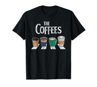 The Coffees Abbey Coffee Music Lovers Funny Vintage T-Shirt