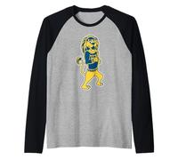 The College of New Jersey TCNJ Roscoe The Lion Spirit Mascot Manche Raglan