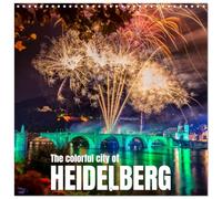 The colorful city of Heidelberg (Wall Calendar 2026 12 × 12 Inch) CALVENDO 12 Month Wall Calendar: 12 beautiful images from Heidelberg, located in Germany.
