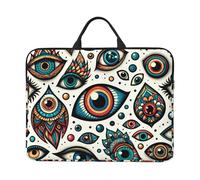 The-Colorful-Evil-Eye Housse pour ordinateur portable 14" avec fermeture éclair