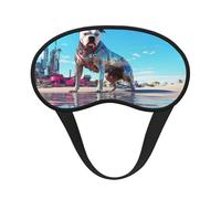 The Colorful World of Dogs Masque de sommeil doux et confortable pour homme et femme