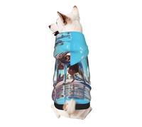 The Colorful World of Dogs Sweat à capuche pour chien - Vêtements doux et respirants pour chiens de petite et grande taille, vêtements élégants et confortables pour chiens