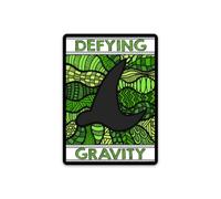 The Coloring Project - Lot de 5 autocollants Defying Gravity - Inspiré par Wicked - Vinyle de qualité, découpé à l'emporte-pièce, sans bulles (7,6 x 10,2 cm)