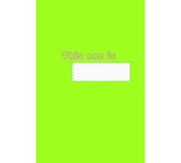 The Coloured Note GREEN: Organize your note by colour /Minimalism Glossy Cover/ 110 ruled pages in 6x9