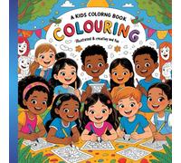 The colouring book :: filled with delightful animals, charming dolls, friendly creatures, and whimsical trees! For girls and boys| 3 - 12 age group| interior size 11 * 11 inches