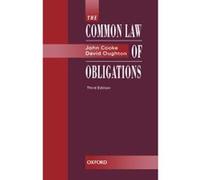 The Common Law Of Obligations David Oughton, P.J. Cooke (Auteur)