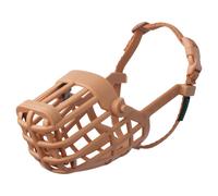 MUSELIÈRE PANIER BASKERVILLE CLASSIC - Laisse le chien boire/haleter, l’empêche de mordre/faire les poubelles, idéal pour les chiens à long museau, respirante, pour chiens de taille moyenne (Taille 7)