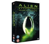The Complete Aliens Quadrilogy Collection [5 Discs] DVD Box Set: 1: Alien / 2: Aliens / 3: Alien 3 / 4: Alien Resurrection + Extra Features / Laser Disc Archives / Theatrical Trailers / TV Spots