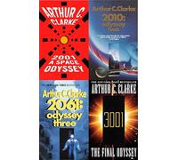 The Complete Arthur C. Clarke's Space Odyssey Series Books 1-4 (2001: A Space Odyssey, 2010: Odyssey two, 2061: Odyssey three, 3001: The Final Odyssey)