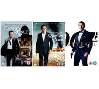 The Complete Daniel Craig James Bond DVD Movie Collection: Casino Royale / Quantum of Solace / Skyfall